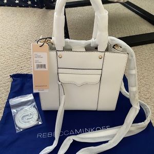 Rebecca Minkoff M.A.B. Mini Tote White NWT